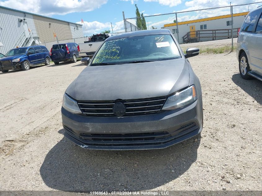 2016 Volkswagen Jetta Comfortline VIN: 3VWD07AJ2GM403239 Lot: 11969643