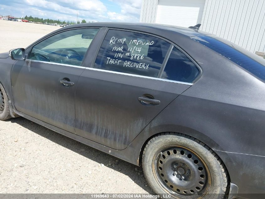 2016 Volkswagen Jetta Comfortline VIN: 3VWD07AJ2GM403239 Lot: 11969643