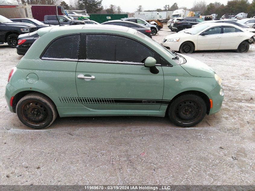 2012 Fiat 500 Sport VIN: 3C3CFFBR2CT169264 Lot: 11969670