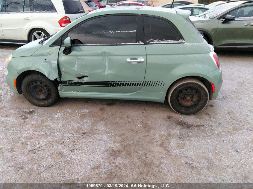 2012 Fiat 500 Sport VIN: 3C3CFFBR2CT169264 Lot: 11969670