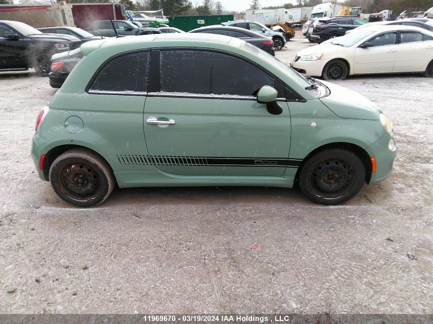 2012 Fiat 500 Sport VIN: 3C3CFFBR2CT169264 Lot: 11969670