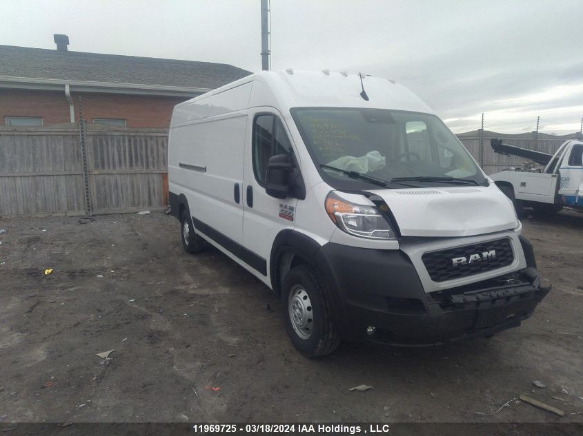 2022 Ram Promaster 3500 High VIN: 3C6MRVJGXNE131278 Lot: 11969725