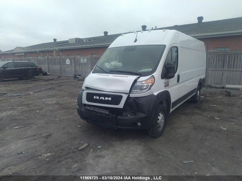 2022 Ram Promaster 3500 High VIN: 3C6MRVJGXNE131278 Lot: 11969725