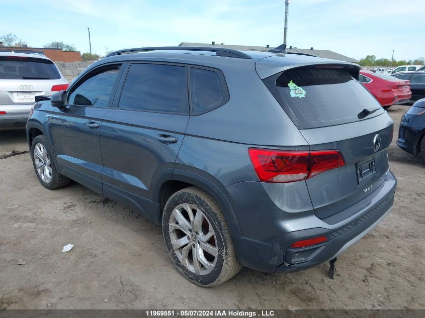 2023 Volkswagen Taos VIN: 3VVAX7B24PM314329 Lot: 11969851