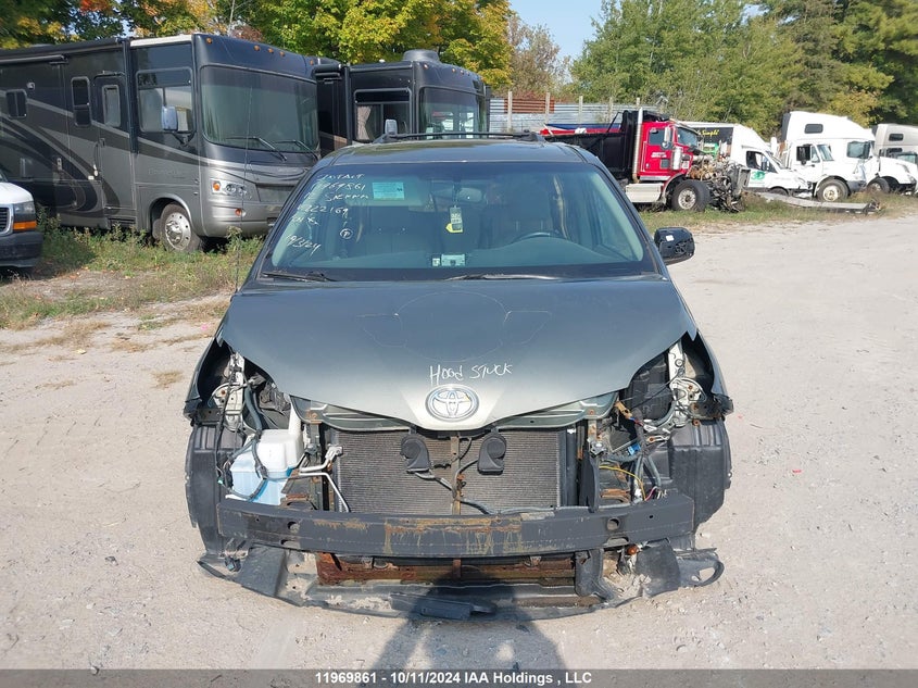 2012 Toyota Sienna Xle/Limited VIN: 5TDYK3DC2CS222169 Lot: 11969861