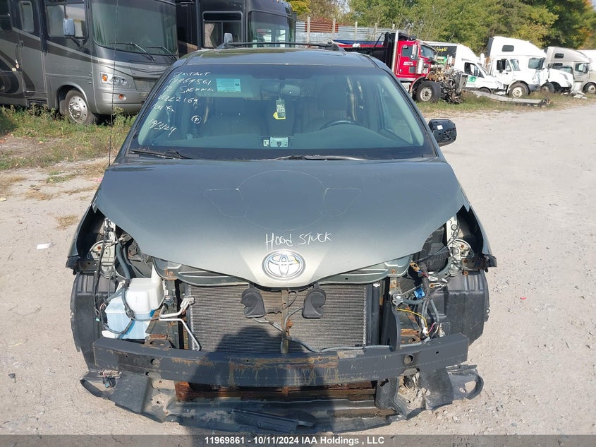 2012 Toyota Sienna Xle/Limited VIN: 5TDYK3DC2CS222169 Lot: 11969861