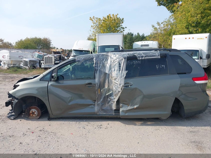 2012 Toyota Sienna Xle/Limited VIN: 5TDYK3DC2CS222169 Lot: 11969861