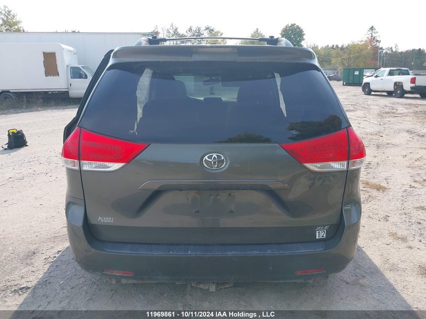 2012 Toyota Sienna Xle/Limited VIN: 5TDYK3DC2CS222169 Lot: 11969861