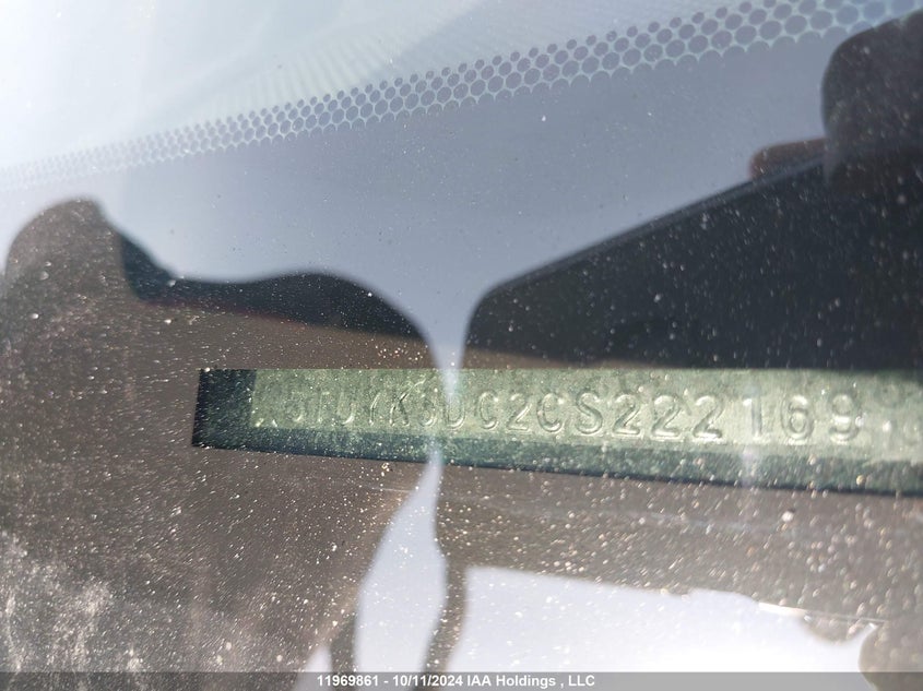 2012 Toyota Sienna Xle/Limited VIN: 5TDYK3DC2CS222169 Lot: 11969861