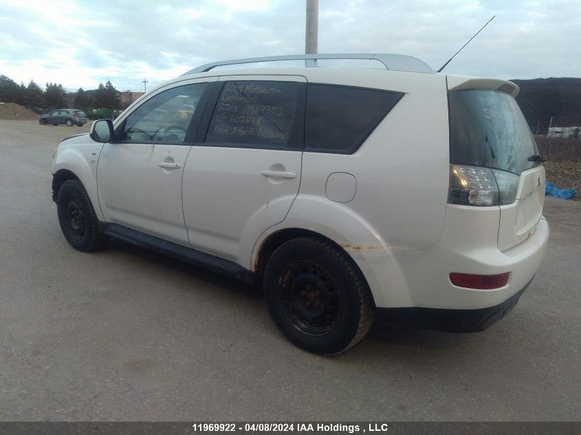 2009 Mitsubishi Outlander VIN: JA4MT41X09Z607448 Lot: 11969922