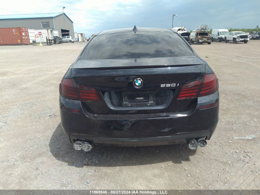 2013 BMW 550I VIN: WBAFR9C51DC271579 Lot: 11969946