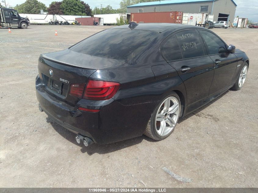 2013 BMW 550I VIN: WBAFR9C51DC271579 Lot: 11969946