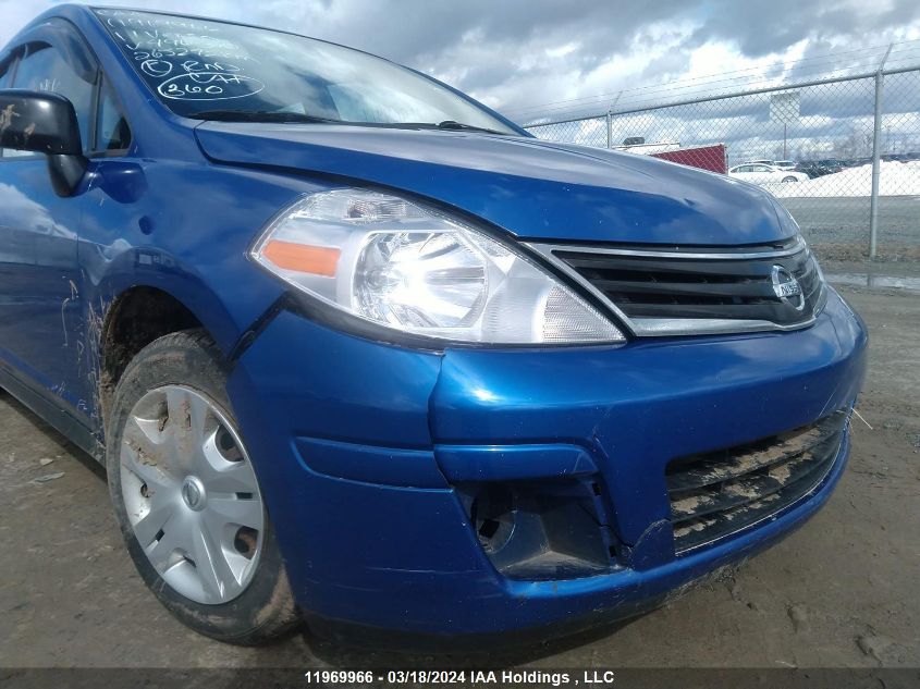 2011 Nissan Versa S/Sl VIN: 3N1BC1CP1BL496370 Lot: 11969966