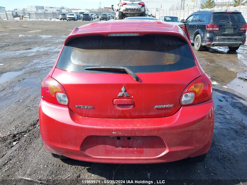 2014 Mitsubishi Mirage VIN: ML32A4HJ2EH016870 Lot: 11969971