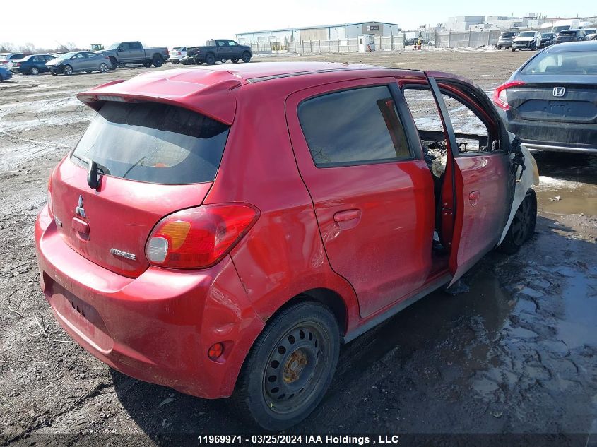 2014 Mitsubishi Mirage VIN: ML32A4HJ2EH016870 Lot: 11969971