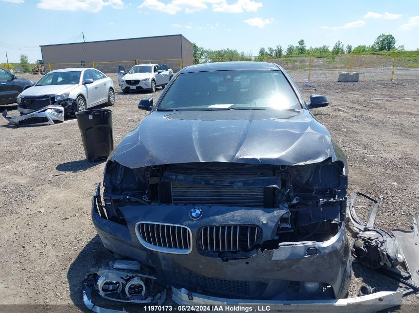 2014 BMW 5 Series VIN: WBA5B3C55ED539851 Lot: 11970173