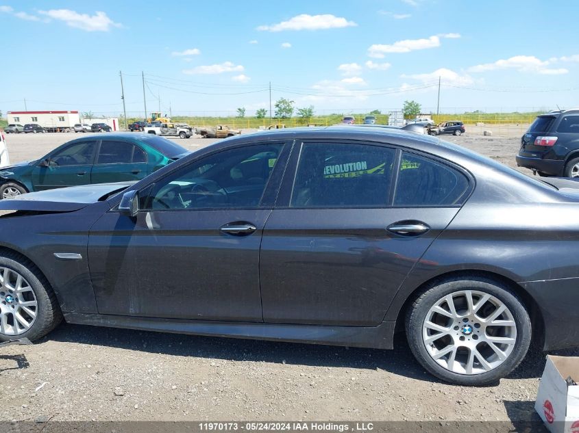 2014 BMW 5 Series VIN: WBA5B3C55ED539851 Lot: 11970173