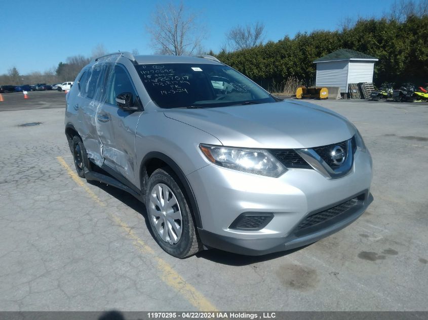 2015 Nissan Rogue S/Sl/Sv VIN: 5N1AT2MTXFC867517 Lot: 11970295