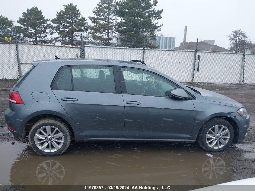 2019 Volkswagen Golf S/Se VIN: 3VWG57AU1KM018417 Lot: 11970357