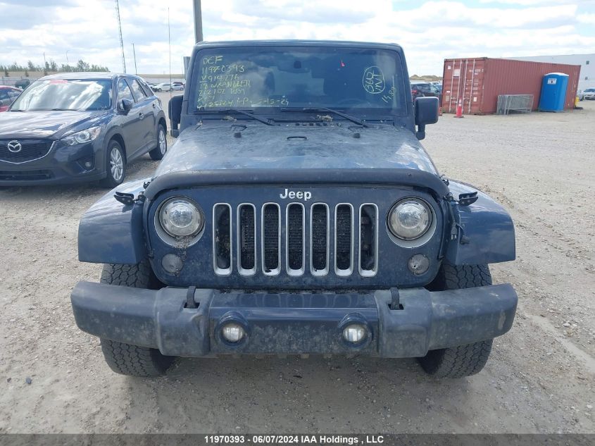 2018 Jeep Wrangler Unlimited Sahara VIN: 1C4BJWEG7JL914776 Lot: 11970393