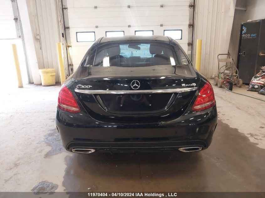 2016 Mercedes-Benz C 300 4Matic VIN: 55SWF4KB3GU159443 Lot: 11970404