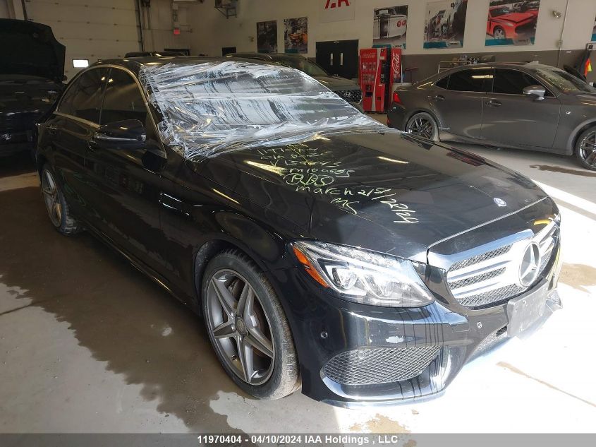 2016 Mercedes-Benz C 300 4Matic VIN: 55SWF4KB3GU159443 Lot: 11970404