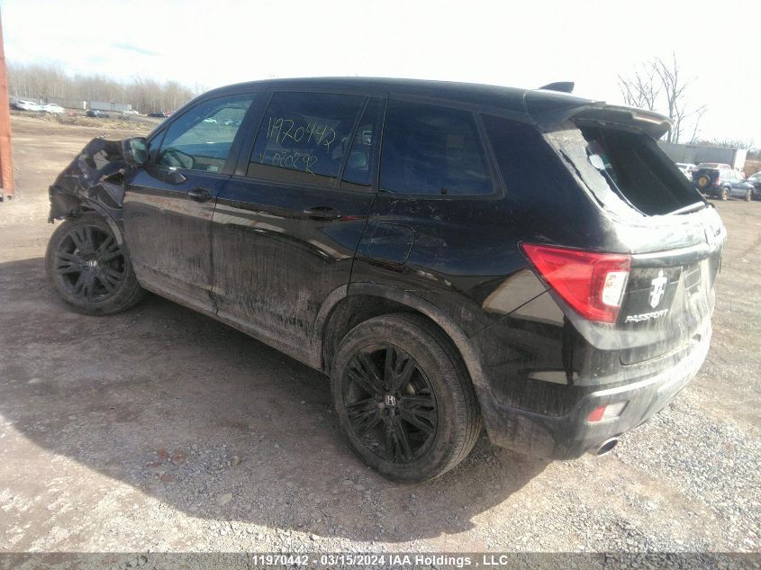 2021 Honda Passport VIN: 5FNYF8H29MB020292 Lot: 11970442