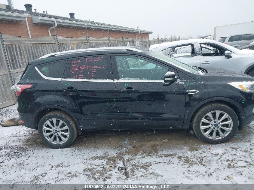 2017 Ford Escape Titanium VIN: 1FMCU9J96HUE40422 Lot: 11970602