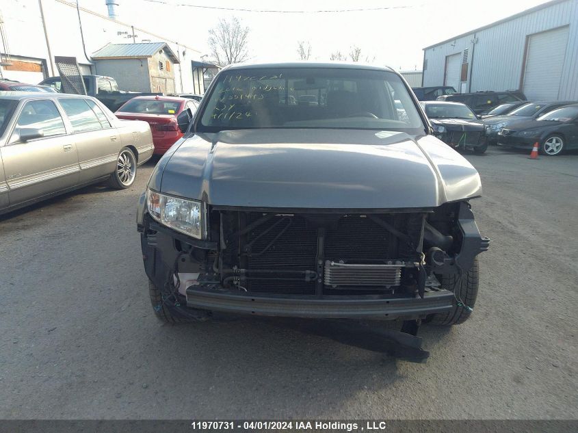 2012 Honda Ridgeline VIN: 5FPYK1F4XCB551448 Lot: 11970731