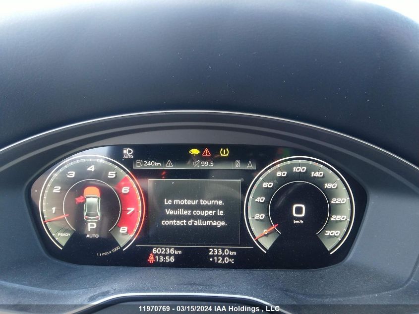 2021 Audi Sq5 Sportback VIN: WA134AFY7M2097755 Lot: 11970769