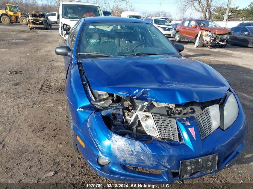 2005 Pontiac Sunfire Sl/Slx VIN: 3G2JB52F55S111113 Lot: 11970789