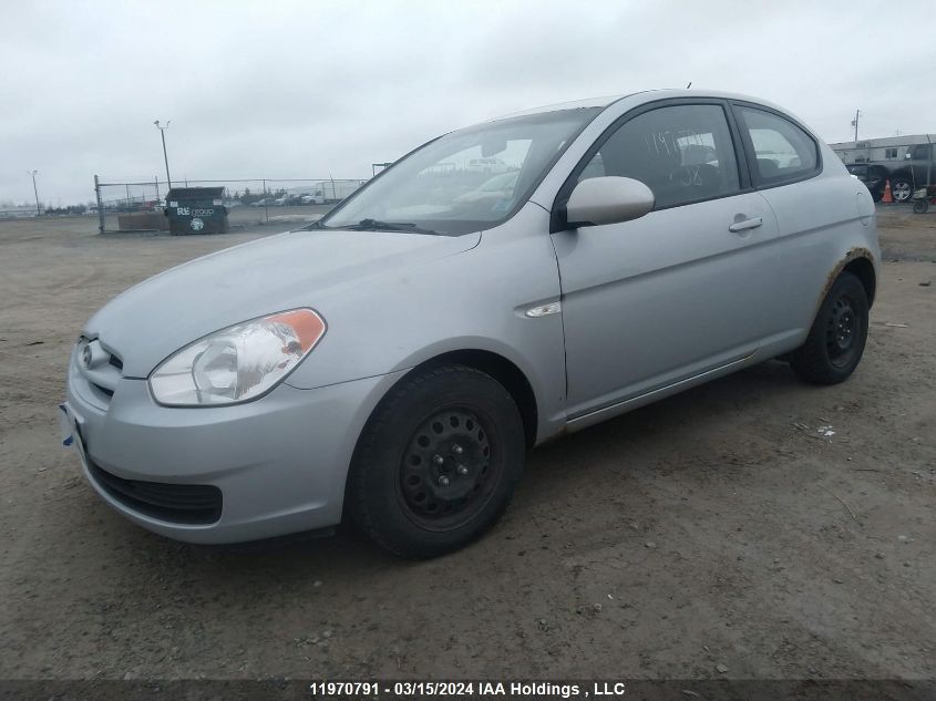 2008 Hyundai Accent Gs VIN: KMHCN35C38U074032 Lot: 11970791