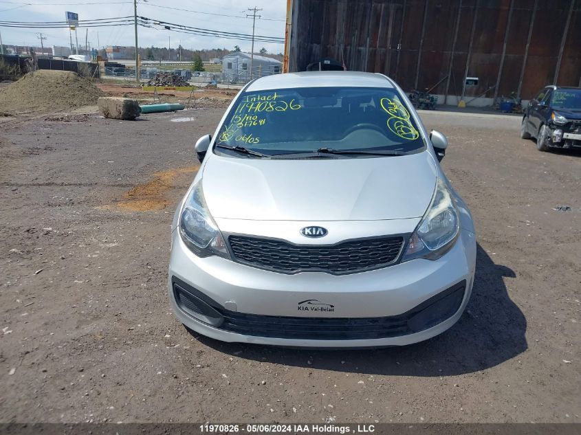 2015 Kia Rio VIN: KNADM4A35F6517691 Lot: 11970826