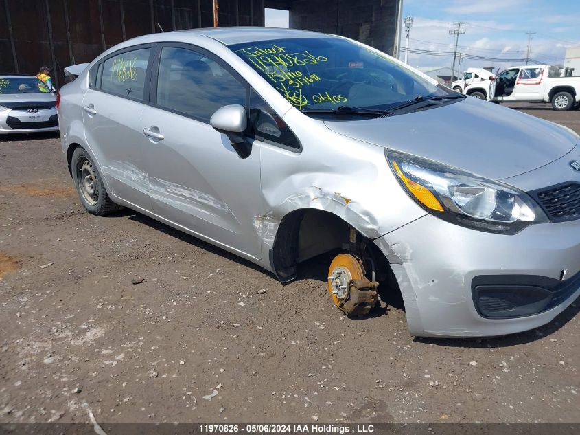 2015 Kia Rio VIN: KNADM4A35F6517691 Lot: 11970826