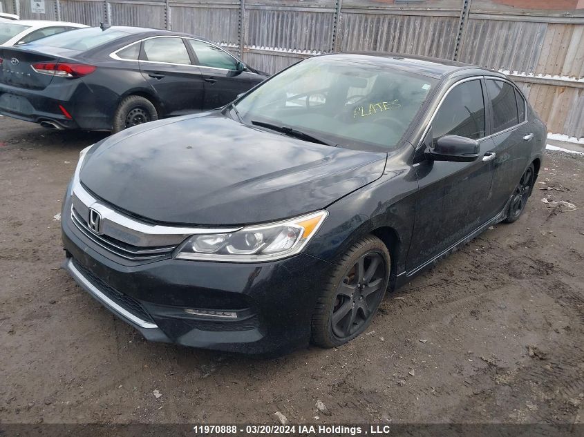 1HGCR2F55GA801112 2016 Honda Accord Sedan