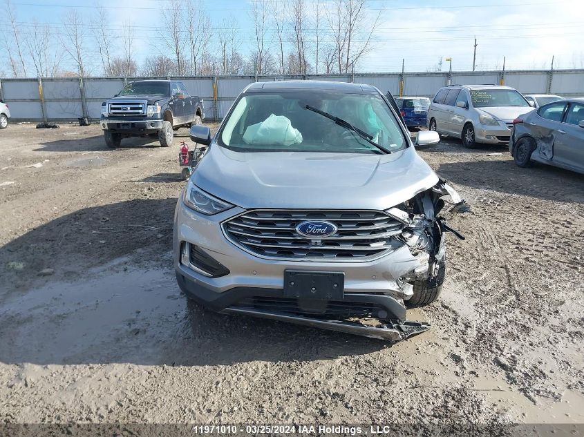 2022 Ford Edge Titanium VIN: 2FMPK4K92NBA56924 Lot: 43456974