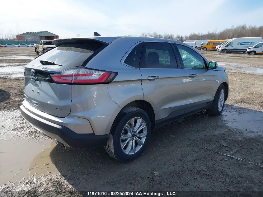 2022 Ford Edge Titanium VIN: 2FMPK4K92NBA56924 Lot: 43456974