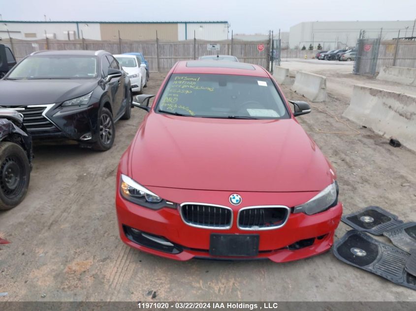 2014 BMW 3 Series VIN: WBA3C3C50EP662590 Lot: 11971020