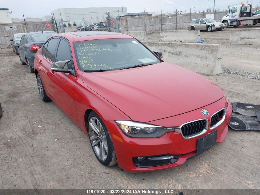 2014 BMW 3 Series VIN: WBA3C3C50EP662590 Lot: 11971020