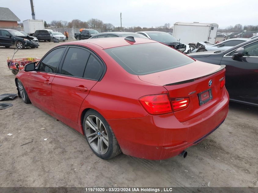 2014 BMW 3 Series VIN: WBA3C3C50EP662590 Lot: 11971020