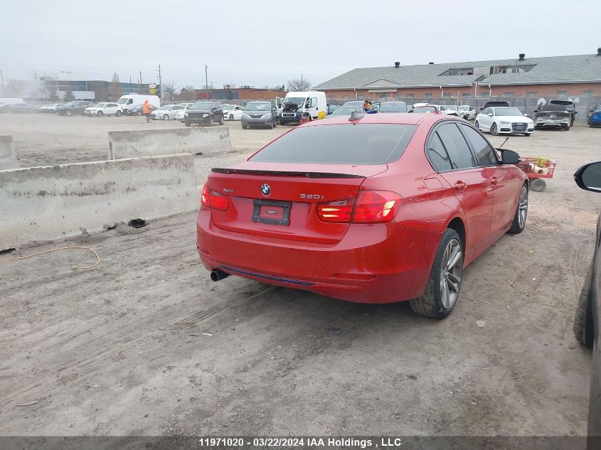 2014 BMW 3 Series VIN: WBA3C3C50EP662590 Lot: 11971020