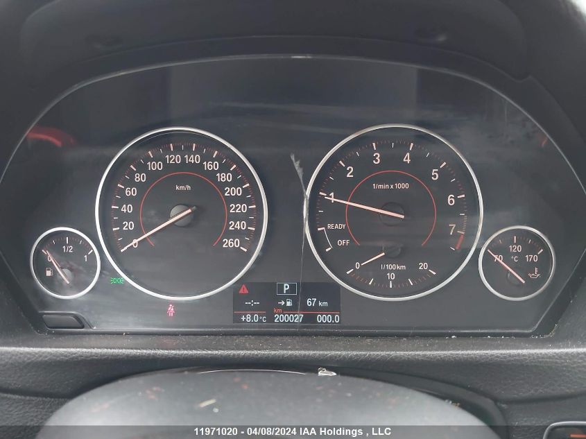 2014 BMW 3 Series VIN: WBA3C3C50EP662590 Lot: 11971020