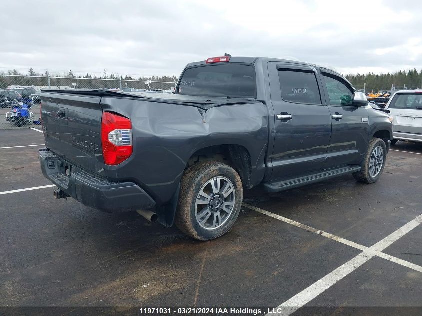 2021 Toyota Tundra Crewmax 1794/Crewmax Platinum VIN: 5TFAY5F12MX043388 Lot: 11971031