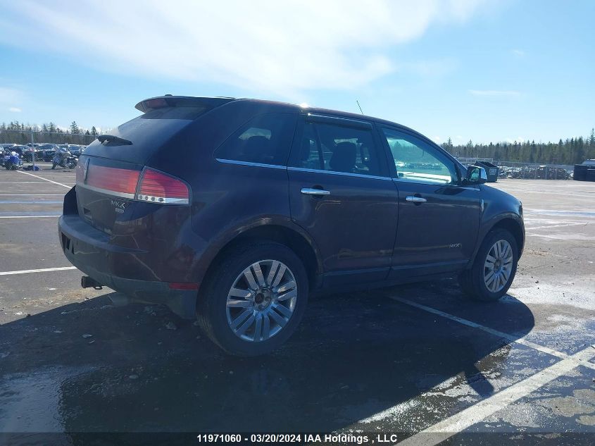 2010 Lincoln Mkx VIN: 2LMDJ8JC8ABJ26998 Lot: 11971060