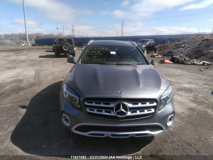 2019 Mercedes-Benz Gla VIN: WDCTG4GB7KJ613960 Lot: 11971092