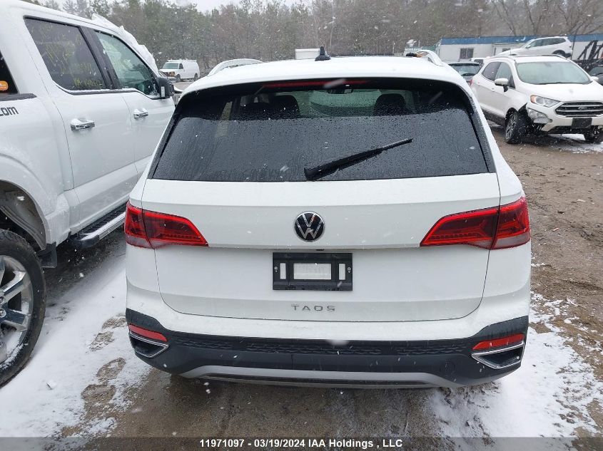 2024 Volkswagen Taos VIN: 3VVEX7B26RM022542 Lot: 11971097