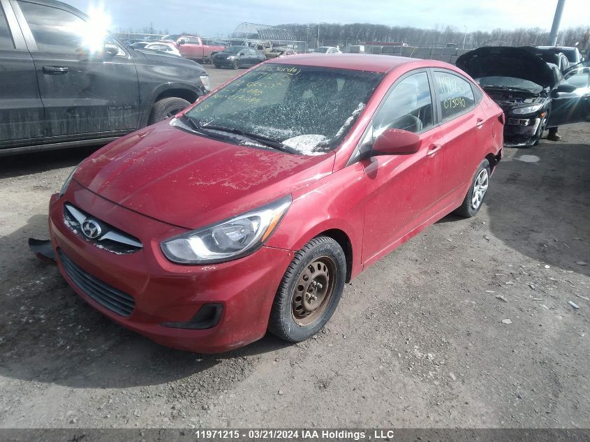 2012 Hyundai Accent Gls/Gs VIN: KMHCT4AE3CU073040 Lot: 49108264