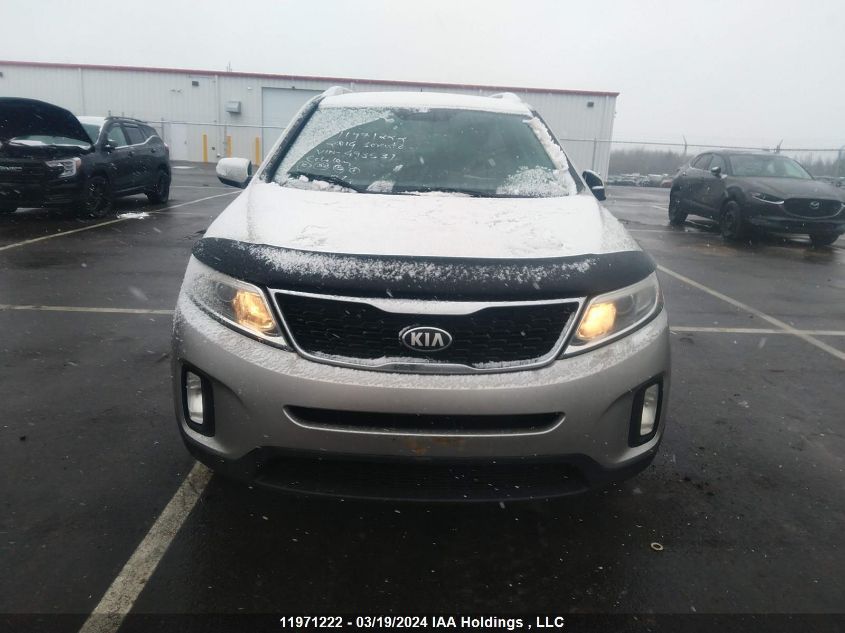 2014 Kia Sorento Lx VIN: 5XYKTDA7XEG493531 Lot: 11971222