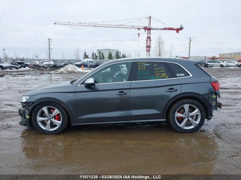 2018 Audi Sq5 VIN: WA1C4AFYXJ2057696 Lot: 11971238