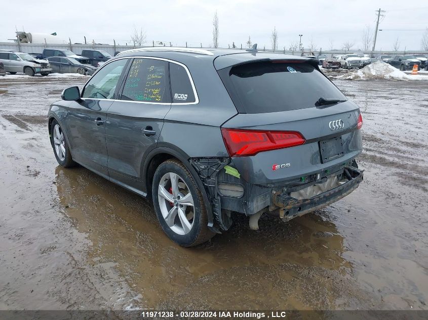 2018 Audi Sq5 VIN: WA1C4AFYXJ2057696 Lot: 11971238